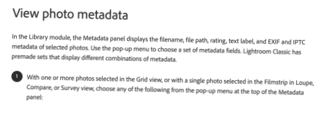 adobe lightroom instructions