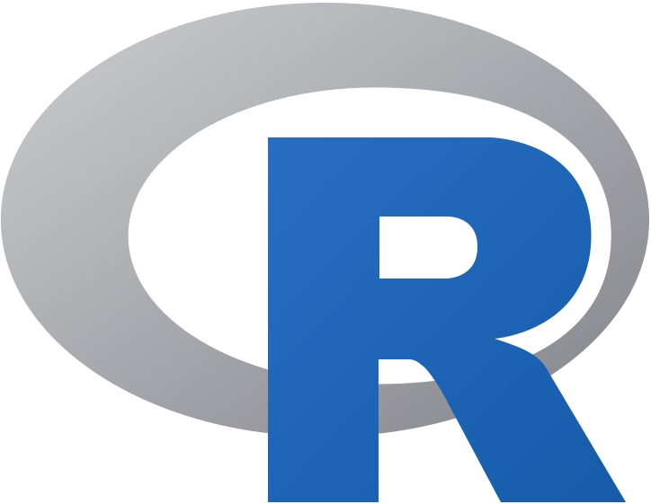 The R language logo (standing for CRAN here)