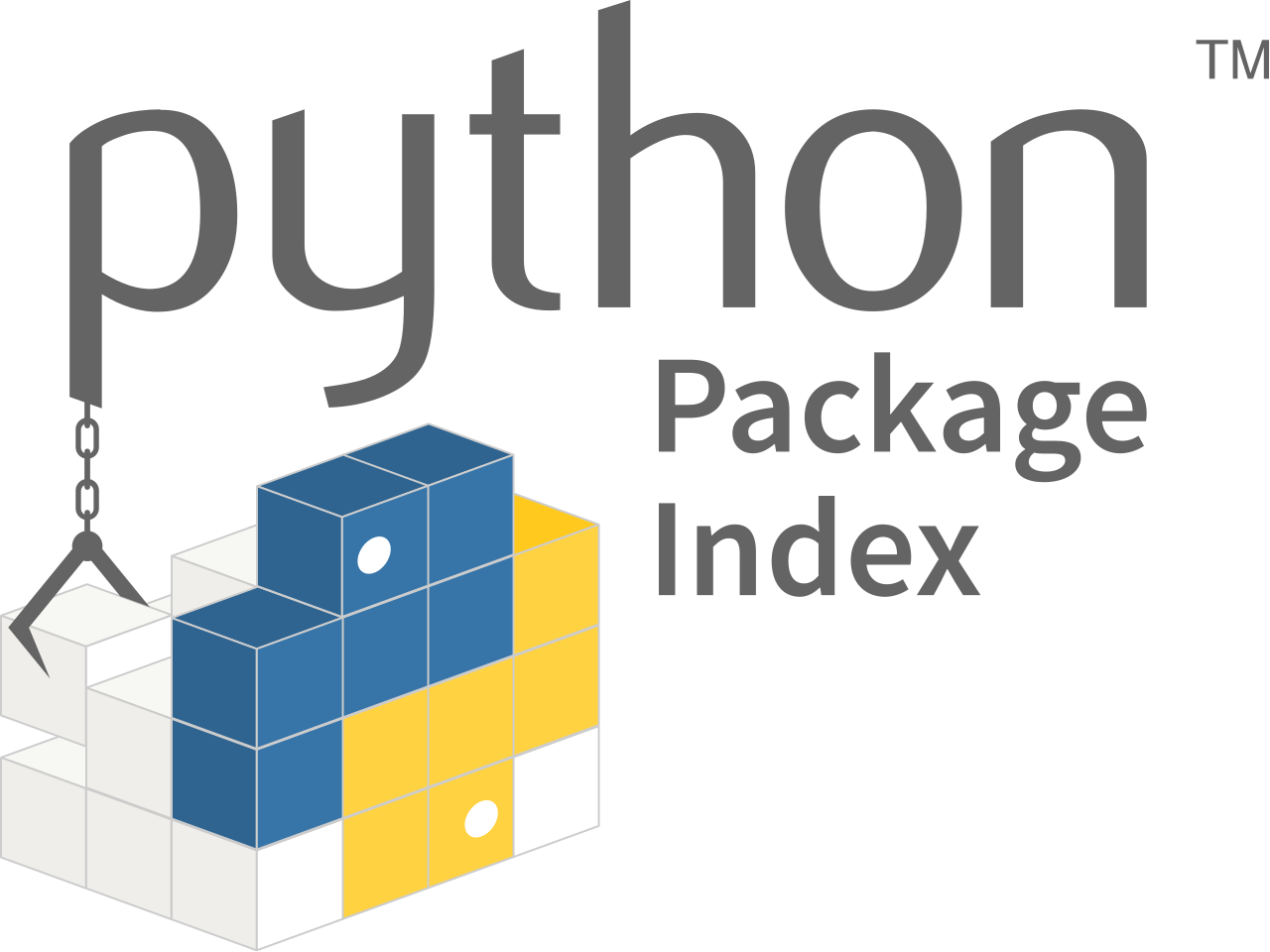 The Python Package Index (PyPI) logo